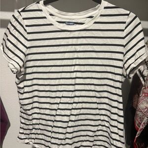 Old Navy Monochrome Striped Tee